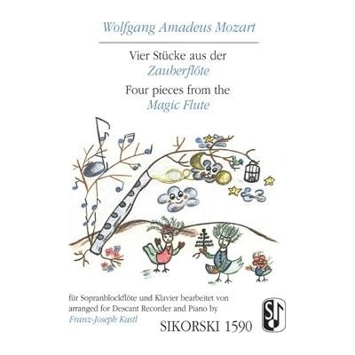 4 Stücke aus der 'Zauberflöte' štyri skladby z Čarovnej flauty pre zobcovú flautu a klavír
