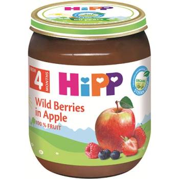 Image 1 of HiPP Био Пюре HiPP Горски плодове и ябълка 125 гр. - 4+ месеца