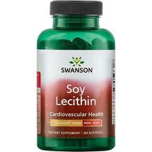 Swanson Soy Lecithin 90 gélové tablety, 1,2 g