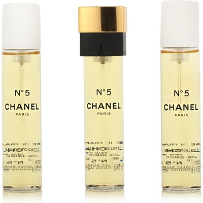 Chanel No 5 toaletná voda dámska 3 x 20 ml náplň