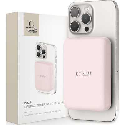 Tech-Protect PB11 10000mAh růžová