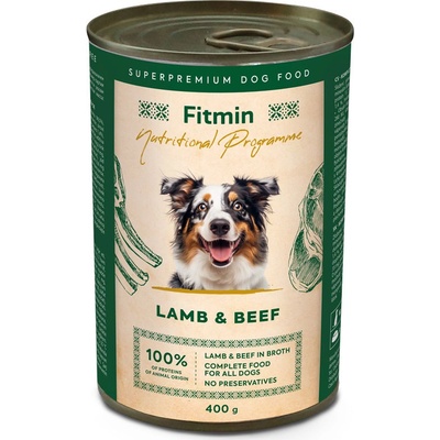 Fitmin NP hovädzie s jahňaciem 400 g