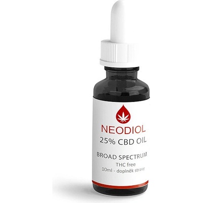 Neodiol Čr Broad Spectrum CBD olej 25% 10 ml