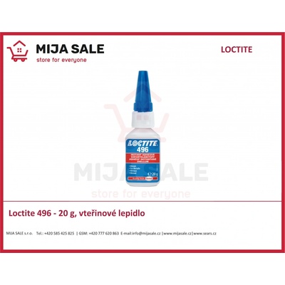 LOCTITE 496 vteřinové lepidlo 20 g