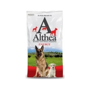 Althea Energy Dog - Пълноценна храна за кучета с високи енергийни нужди с агнешко, говеждо, пилешко и сьомга, 15 кг