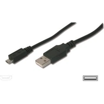 Assmann AK-300127-010-S USB 2.0, USB A M (plug)/microUSB B M (plug), 1m