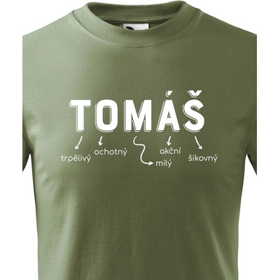 Dětské tričko k svátku Tomáš MilitaryCanvas Dětské tričko Bezvatriko.cz 3143