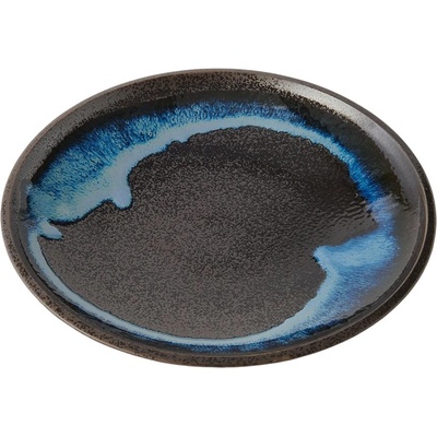 MIJ Předkrmový talíř BLUE BLUR 19 cm modrá keramika
