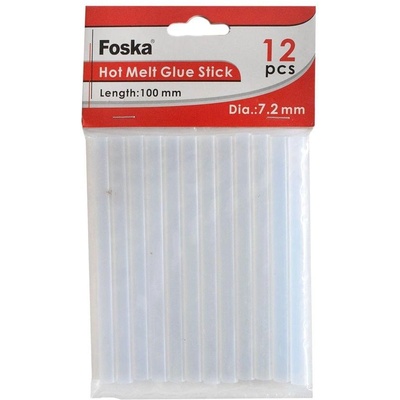 Foska Пръчки за пистолет с топъл силикон, 10 cm, Ø 7.2 mm, 1 (6605260253)