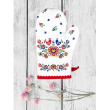 FORBYT Chňapka Folklór červená, 17 x 28 cm