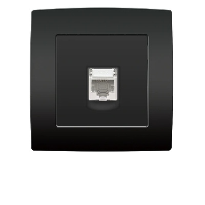 ELMARK City КОМПЮТЪРЕН КОНТАКТ rj45 cat6e АНТРАЦИТ (193034)