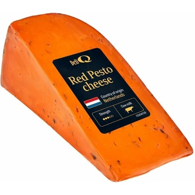 Deli Q Syr polotvrdý Pesto červené cca 135 g