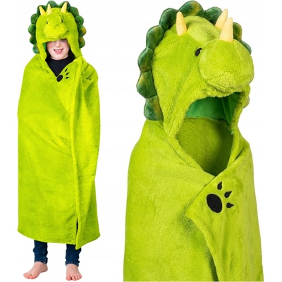 Cozy Noxxiez Dětská s kapucí s kapucí s Dinosaurus