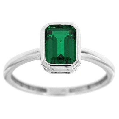 Zlatnictví U Kostela Zlatý prsten se zeleným kamenem 174