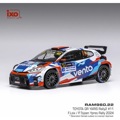 IXO Toyota GR Yaris Rally2 Rally Ypres 2024 11 Loix Tsjoen 1:43