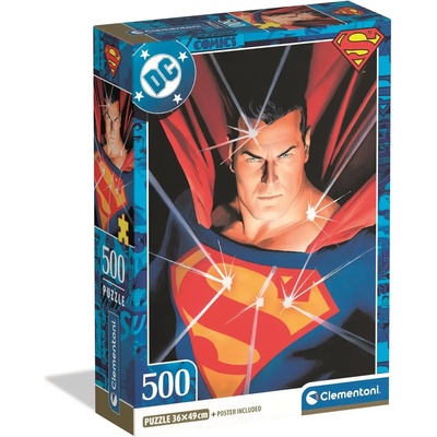 Clementoni - Puzzle DC Superman compact - 500 piese