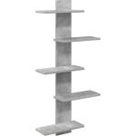 vidaXL Плаваща стена Бетонно сиво 48, 5 x 15 x 101 см (8012199)