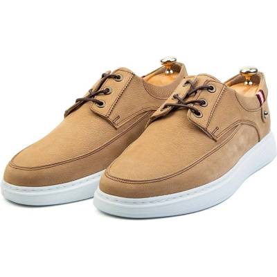 Ducavelli Daily Мъжки обувки от естествена кожа - Таба 308228 (308228_Светло кафяв)