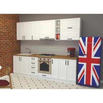 Кухня Квадрис 4 бял