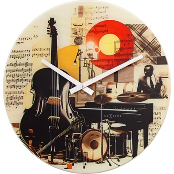 NeXtime Стенен часовник Blues 43 см (8200)