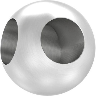 Feldmann Nerezová spojka prútovej výplne zábradlia - prútov pr.12 mm 51025-240S2 brus, uhol 90°, guľatá
