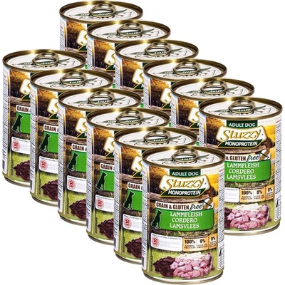Stuzzy Консерва STUZZY Dog Monoprotein - агнешко, 12 x 400г