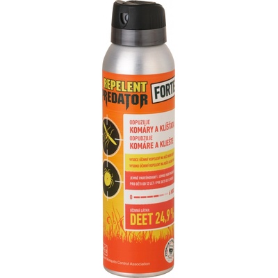Predator Repelent Forte Deet 24,9% repelentní spray odpuzuje komáry a klíšťata 150 ml