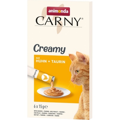 Carny Adult Creamy kuracie a taurín 6 x 15 g