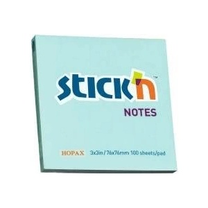 Stickn Adhesive notebook blue pastel
