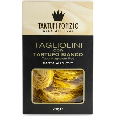 Tartufi Ponzio Tagliolini ve tvaru hnízda s bílými lanýži 250 g