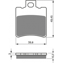 GOLDFREN Brzdové obloženie GOLDFREN 098 S33 STREET FRONT
