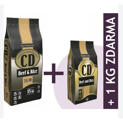 Delikan CD Adult Dog Beef & Rice 25/10 15 kg