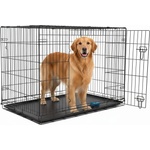 ABC-ZOO Сгъваема клетка за кучета, 2 врати, XXL - 121 x 74 x 82 см