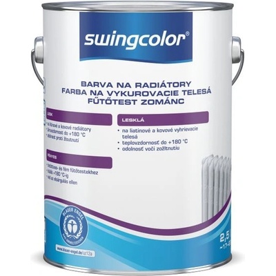 Swingcolor Barva na radiátory bílá 2,5L
