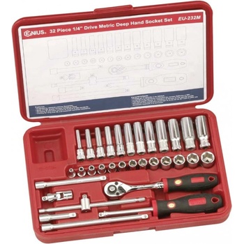 Genius Tools 1/4" 32 kusov EU-232M