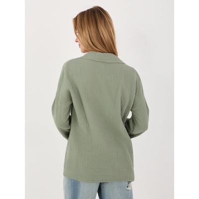 Italy Moda košeľa-MI-KS-2337.18 Zelená