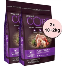 Wellness CORE Dog S/M Puppy Turkey & Chicken 2 x 12 kg