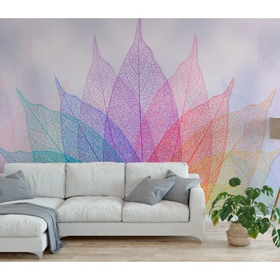 Art gift Фототапет Дъга от листа