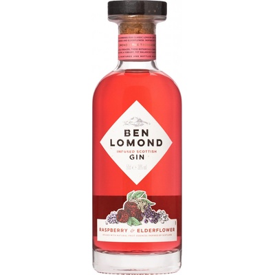 Ben Lomond Raspberry & Elderflower Gin 38% 0,5 l (holá láhev)