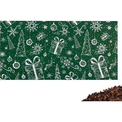 VFstyle nahřívací polštářek bederní s pohankovými slupkami 50x20 cm Gifts zelené