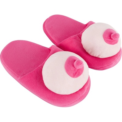 Růžové pantofle s prsy Busen-Puschen – Zboží Dáma