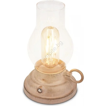 Briloner - димируема LED външна презареждаема настолна лампа KANEA LED/1, 5W/5V IP44 1200 mAh бежова (BL2160)