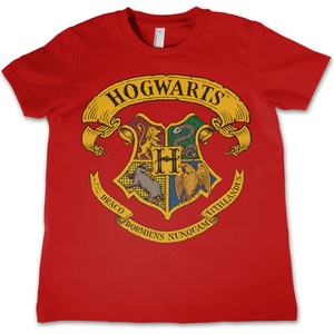 HYBRIS детска тениска Harry Potter - Hogwarts Crest - Red - HYBRIS - WB-12-HP009-H2-2-RD