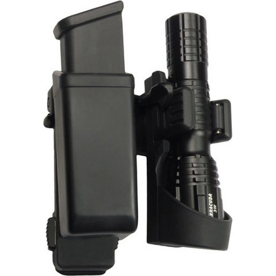 Luger ESP rotační Molle pro 9mm a svítilnu