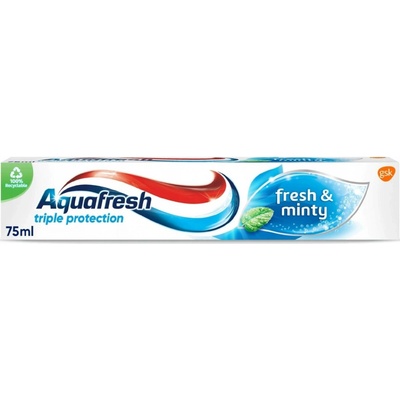 Aquafresh 3 Fresh & Minty 75 ml