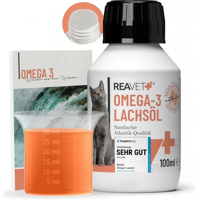 REAVET Omega-3 lososový olej 100 ml