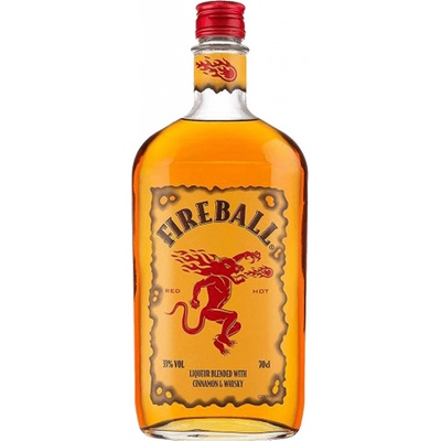 Fireball Cinnamon Whisky Likér 33% 0,7 l (čistá fľaša)