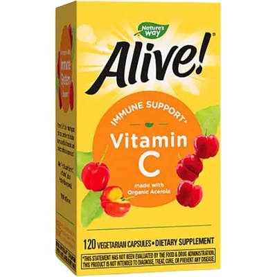 Nature's Way Alive! Vitamin C | Acerola Organic [120 капсули]