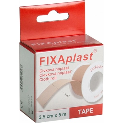 Fixaplast Cievková náplasť 2,5 cm x 5 m textilná 1 ks