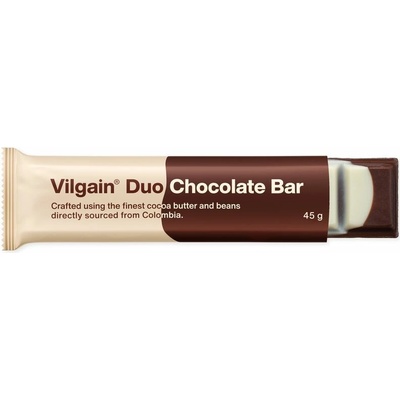 Vilgain Čokoládová tyčinka Mliečna a biela čokoláda 45 g